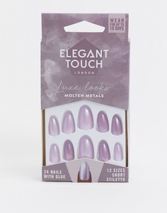 Накладные ногти Elegant Touch - Luxe Looks (Molten Metal)-Фиолетовый