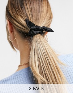 Набор из 3 узких резинок для волос с бантами-Мульти Accessorize