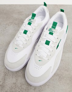 Белые кожаные кроссовки Puma Oslo Pro-Белый