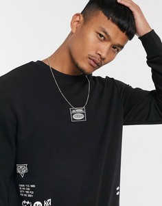 Черный свитшот с логотипом The Couture Club