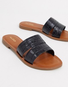 Черные сандалии-слипоны Aldo-Черный