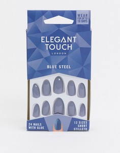 Синие накладные ногти Elegant Touch-Синий