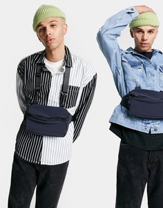 Темно-синяя сумка через плечо ASOS DESIGN-Темно-синий