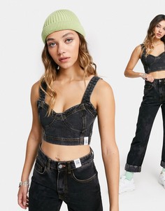 Кроп-топ с принтом тай-дай ASOS DESIGN-Мульти