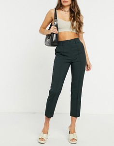 Комбинируемые строгие брюки-сигареты ASOS DESIGN-Зеленый
