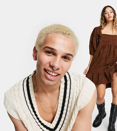 Серебряный кафф в виде звезды ASOS DESIGN CIRCULAR