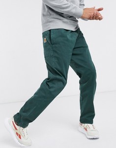 Брюки цвета хаки Carhartt WIP lawton-Зеленый