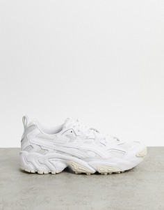 Белые кроссовки Asics-Белый