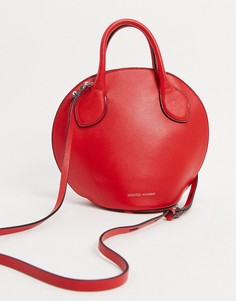 Красная кожаная куполообразная сумка сэтчел Rebecca Minkoff-Красный