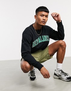 Черный свитшот New Balance Athletics