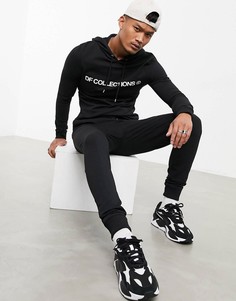 Спортивный костюм с принтом ASOS-Черный