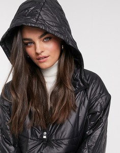 Черная стеганая куртка на молнии Vero Moda Aware-Черный