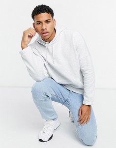Oversized-худи с заниженной линией плеч ASOS DESIGN-Белый