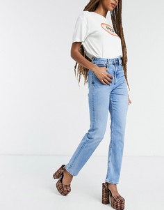 Джинсы с завышенной талией Pepe Jeans-Синий