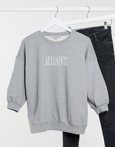 Серый свитер AllSaints