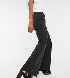 Широкие джинсы клеш в черном цвете Reclaimed Vintage inspired The 86-Черный