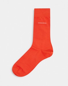 Оранжевые носки с логотипом BOSS-Оранжевый