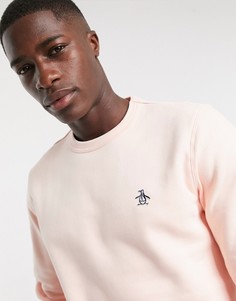 Свитшот с круглым вырезом и логотипом Original Penguin-Розовый
