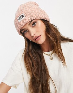 Розовая шапка-бини The North Face Salty Bae-Розовый