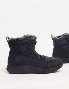Черные зимние ботинки Timerland-Черный Timberland