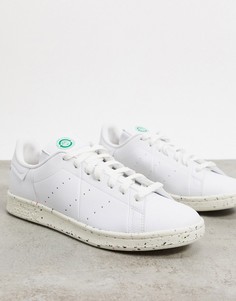 Белые кроссовки adidas Originals Clean Classics Sustainable Stan Smith-Белый