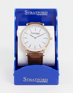 Золотистые часы Stratford-Черный