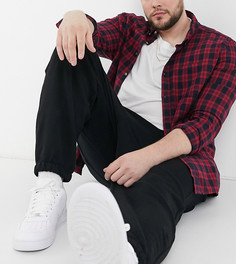 Черные oversized-джоггеры ASOS DESIGN Plus-Черный