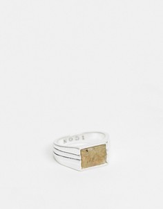 Перстень с разноцветным камнем Icon Brand-Серый