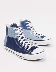 Джинсовые высокие кеды Converse Chuck Taylor All Star-Синий