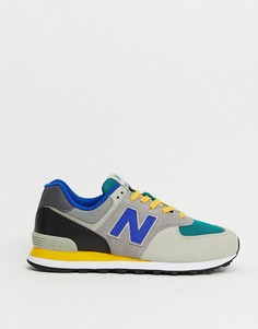 Серые кроссовки New Balance 574-Серый