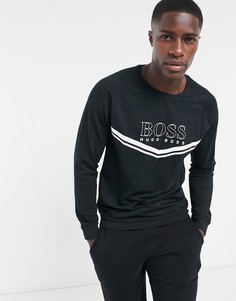 Черный свитшот с логотипом Boss 50436638