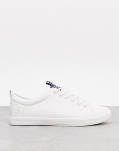 Белые кроссовки на шнуровке с минималистичным дизайном Original Penguin-Белый