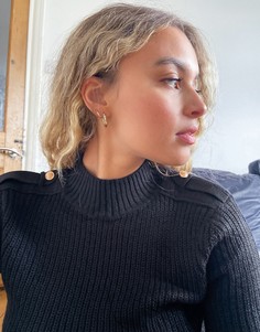 Джемпер с погонами Brave Soul-Черный