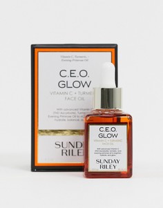 Масло для лица с витамином С и куркумой Sunday Riley CEO Glow, 35 мл-Бесцветный