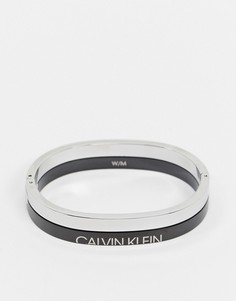 Двойной браслет с логотипом Calvin Klein-Черный