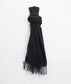 Черный шарф Bershka-Серый