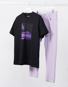 Черная футболка с фотопринтом Carhartt WIP-Черный