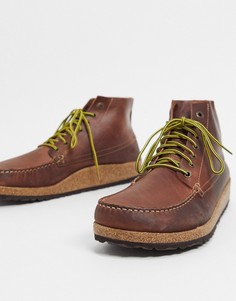 Ботинки на шнуровке Birkenstock-Светло-коричневый