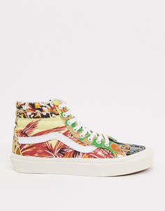 Черные разноцветные кеды Vans X Hoffman Fabrics Anaheim SK8-Hi 38 DX-Мульти