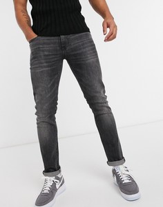Серые выбеленные джинсы скинни Armani Exchange J14-Серый