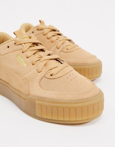 Светло-коричневые кроссовки на каучуковой однотонной подошве Puma Cali Sport - эксклюзивно для ASOS-Светло-коричневый