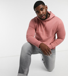 Розовый худи ASOS DESIGN Plus