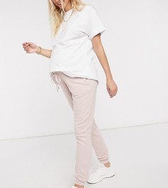 Розовые супермягкие джоггеры узкого кроя ASOS DESIGN Maternity-Розовый