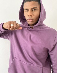 Худи фиолетового цвета ASOS DESIGN-Фиолетовый