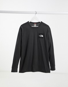 Серый лонгслив The North Face Boruda