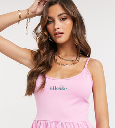 Розовое платье мини ellesse - эксклюзивно для ASOS-Розовый