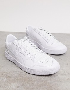 Бело-серебристые кроссовки Puma Ralph Sampson-Белый