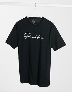 Черная футболка River Island prolific-Черный