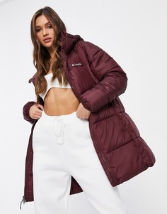 Бордовая куртка Columbia Puffect Mid-Красный