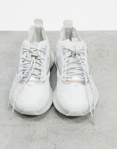 Белые кроссовки Reebok Running Zig Kinetica Horizon от Charli Cohen-Серый